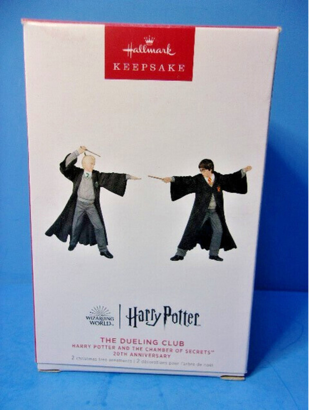Hallmark 2022 THE DUELING CLUB Harry Potter 20th Anniversary Ornament Set New